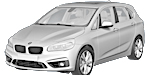 BMW F45 P13D7 Fault Code